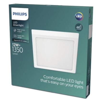Philips - LED-kattovalaisin MAGNEOS LED / 12W / 230V 4000K valkoinen
