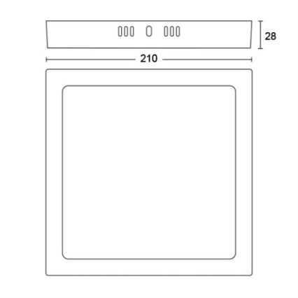 Philips - LED-kattovalaisin MAGNEOS LED / 12W / 230V 4000K valkoinen