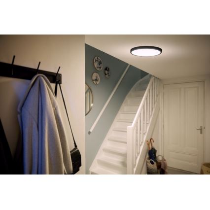Philips - LED-kattovalaisin MAGNEOS LED / 20W / 230V 2700K musta