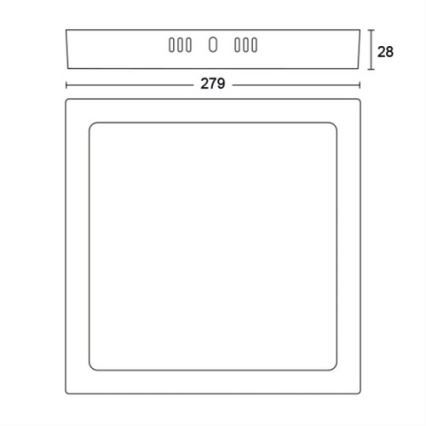 Philips - LED-kattovalaisin MAGNEOS LED / 20W / 230V 2700K musta