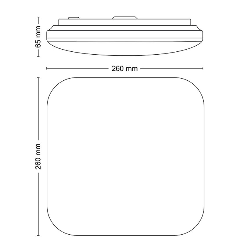 Philips - LED-kattovalaisin LED/12W/230V 2700K