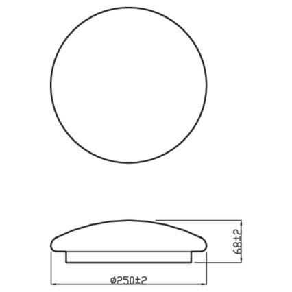 Philips - LED-kattovalaisin MOIRE CL200 LED/10W/230V