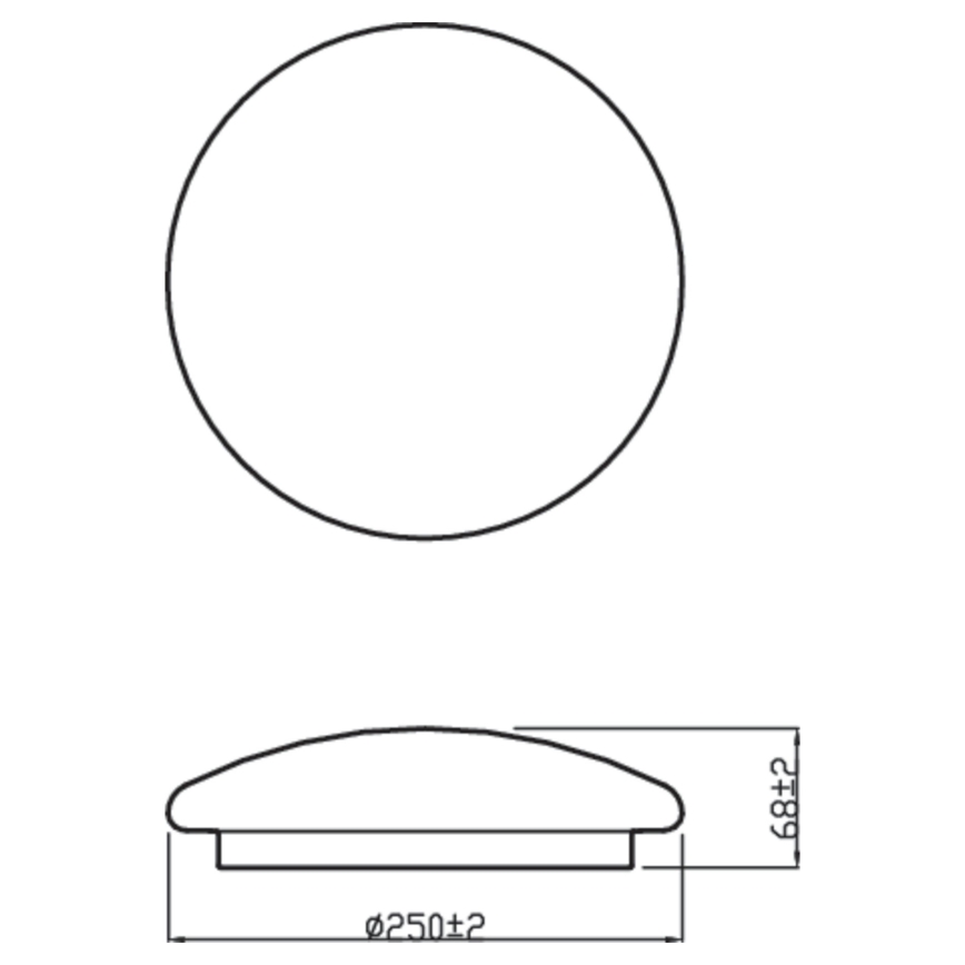 Philips - LED-kattovalaisin MOIRE CL200 LED/10W/230V