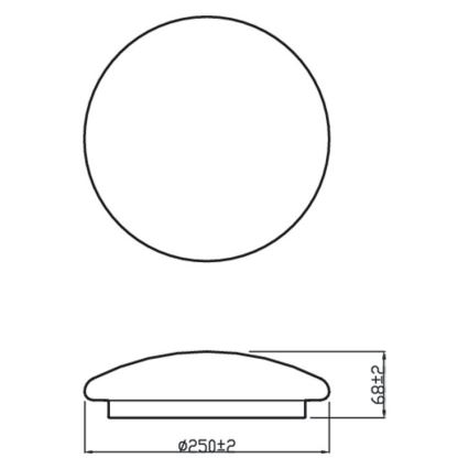 Philips - LED-kattovalaisin MOIRE LED/10W/230V