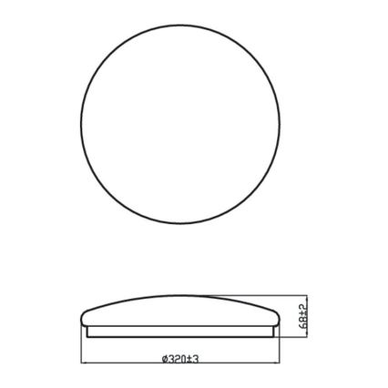 Philips - LED-kattovalaisin MOIRE LED / 17W / 230V