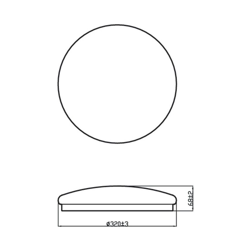 Philips - LED-kattovalaisin MOIRE LED / 17W / 230V
