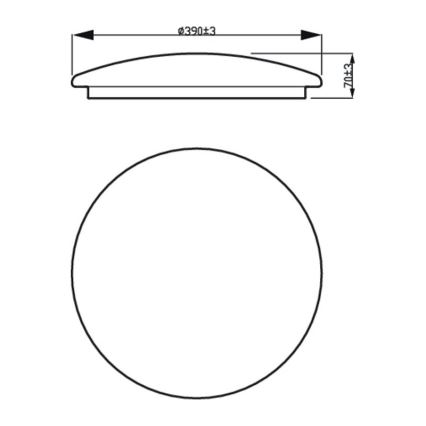 Philips - LED-kattovalaisin LED / 20W / 230V 2700K