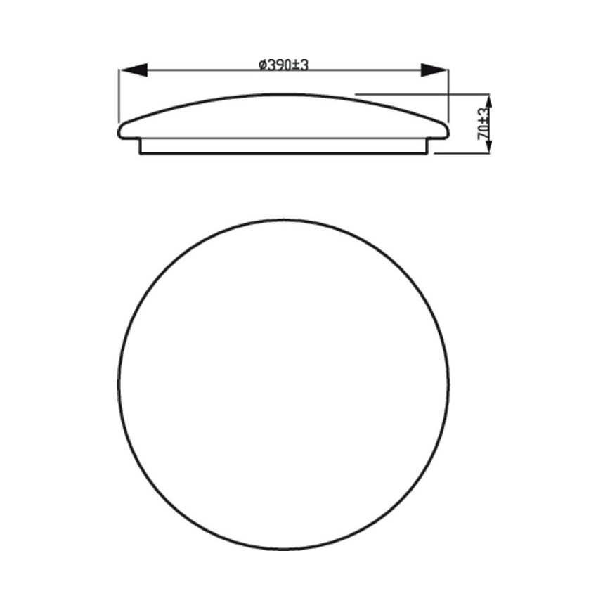 Philips - LED-kattovalaisin LED / 20W / 230V 2700K