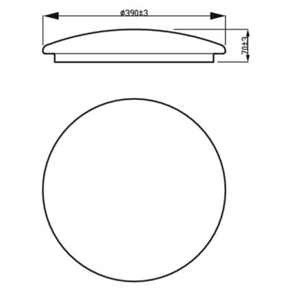 Philips - LED-kattovalaisin LED / 20W / 230V 4000K