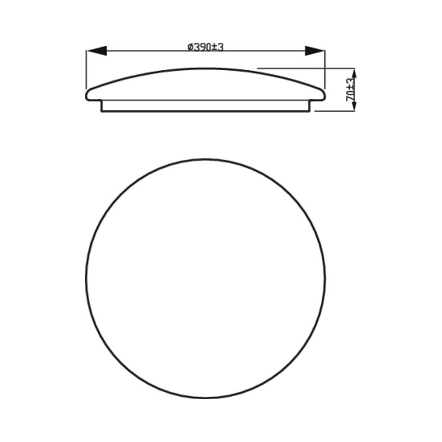Philips - LED-kattovalaisin LED / 20W / 230V 4000K