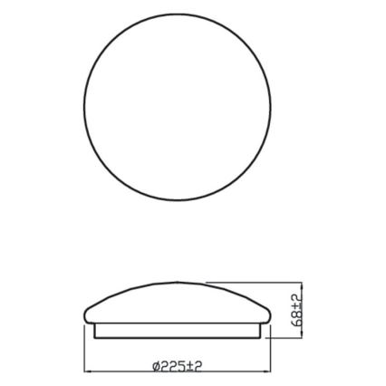 Philips - LED-kattovalaisin MOIRE LED / 6W / 230V