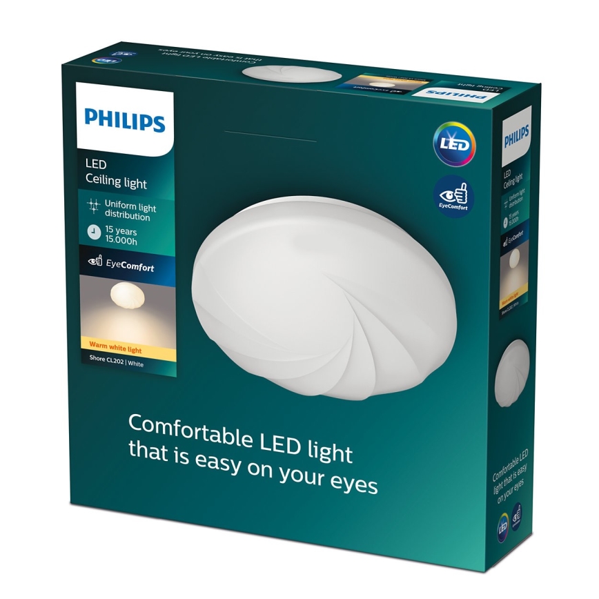 Philips - LED-kattovalaisin SHORE LED / 10W / 230V