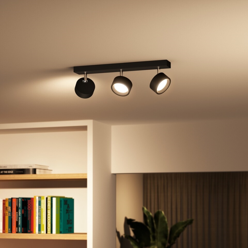 Philips - LED-kohdevalaisin 3xLED/5,5W/230V musta