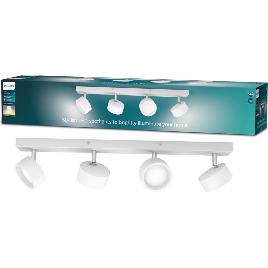 Philips - LED-kohdevalaisin 4xLED/5,5W/230V valkoinen