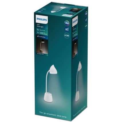 Philips - LED Himmennettävä kosketuspöytävalaisin HAT LED/4,5W/5V 3000/4000/5700K CRI 90