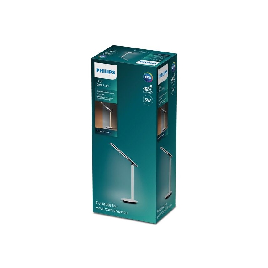 Philips - LED Himmennettävä kosketuspöytävalaisin IVORY LED/5W/5V 2700/3600/5000K CRI 90
