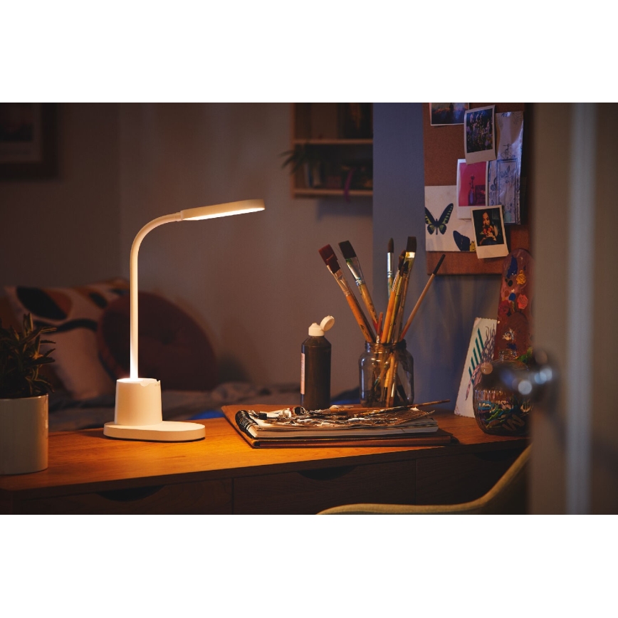 Philips - LED Kosketushimmennettävä pöytävalaisin BUCKET LED/7W/5V 3000/4000/5700K CRI 90