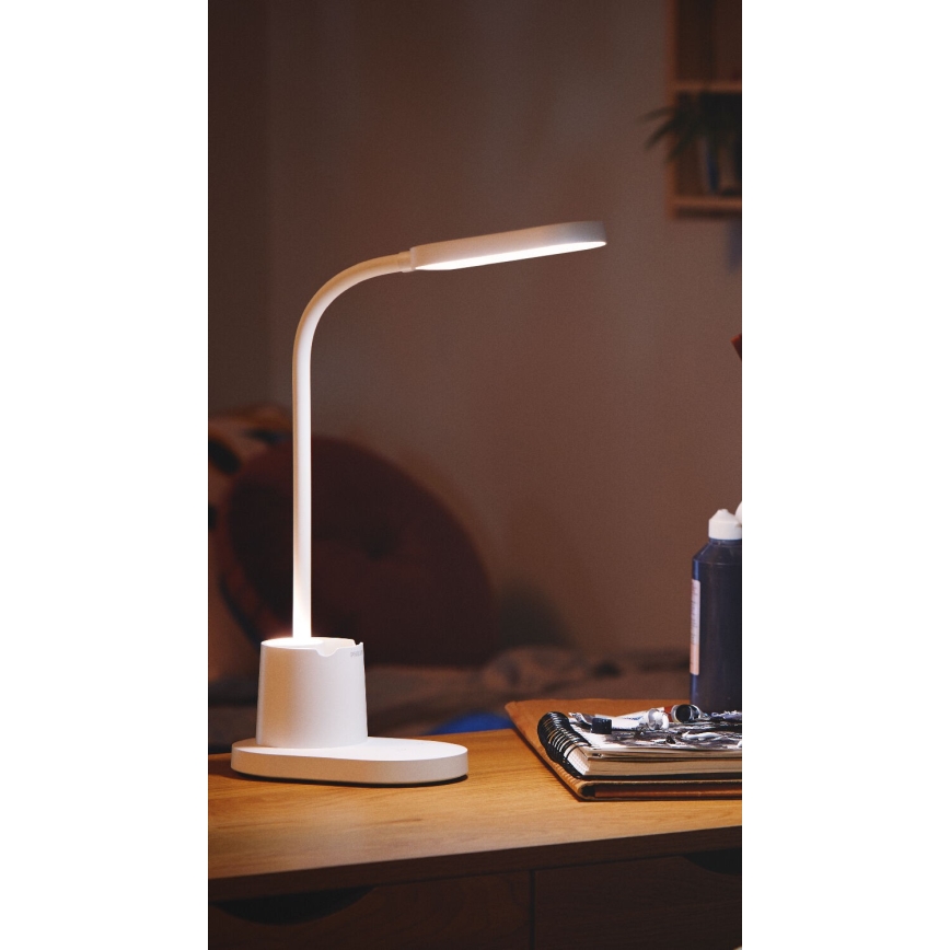 Philips - LED Kosketushimmennettävä pöytävalaisin BUCKET LED/7W/5V 3000/4000/5700K CRI 90