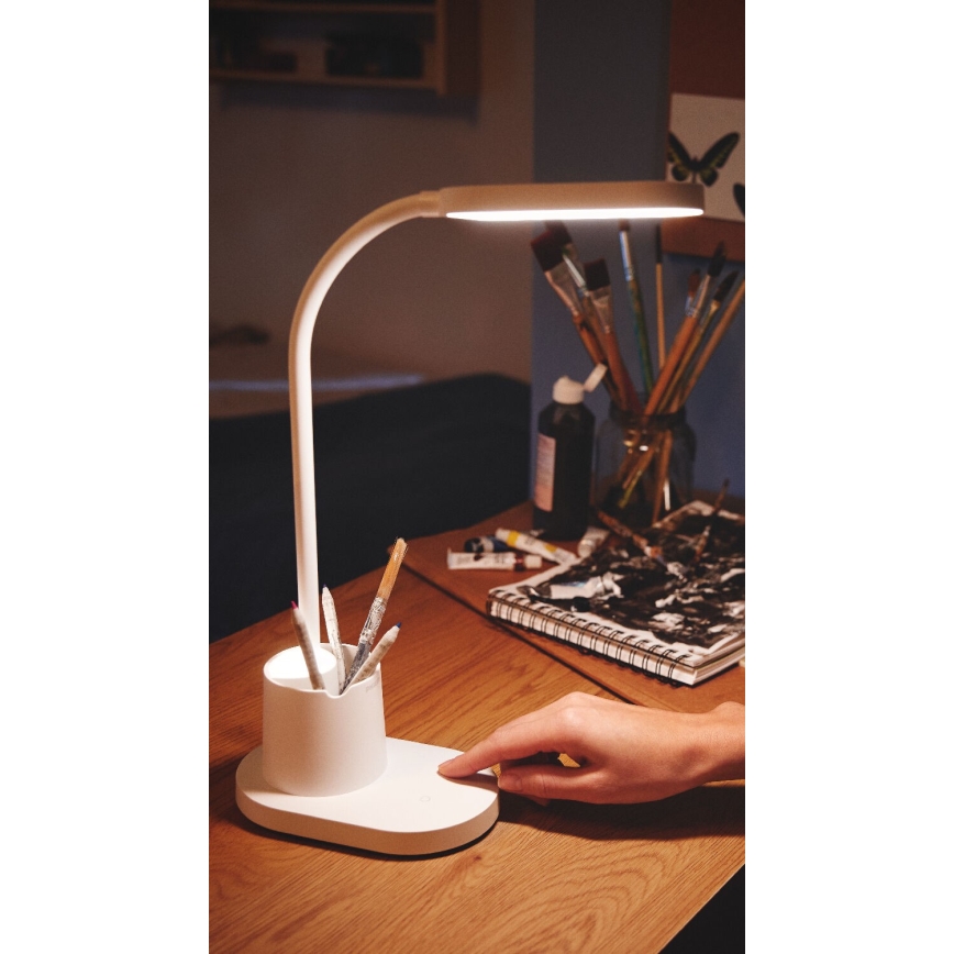 Philips - LED Kosketushimmennettävä pöytävalaisin BUCKET LED/7W/5V 3000/4000/5700K CRI 90