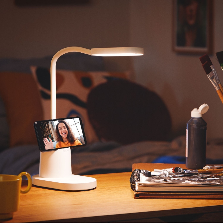Philips - LED Kosketushimmennettävä pöytävalaisin BUCKET LED/7W/5V 3000/4000/5700K CRI 90