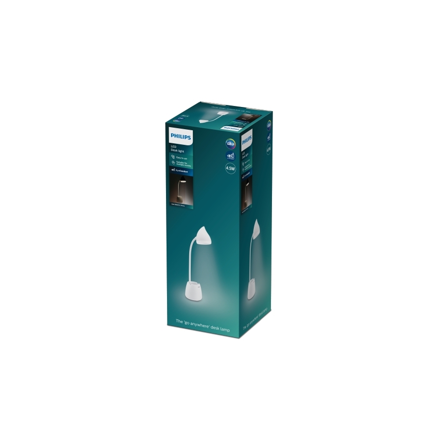 Philips - Himmennettävä LED-kosketuspöytävalaisin HAT LED/4,5W/5V 1800 mAh 3000/4000/5700K CRI 90