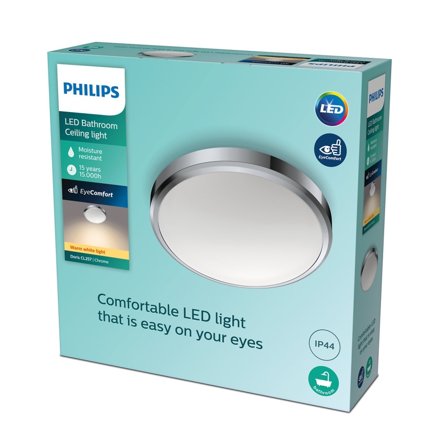 Philips - LED Kylpyhuoneen kattokruunu LED/17W/230V 2700K IP44