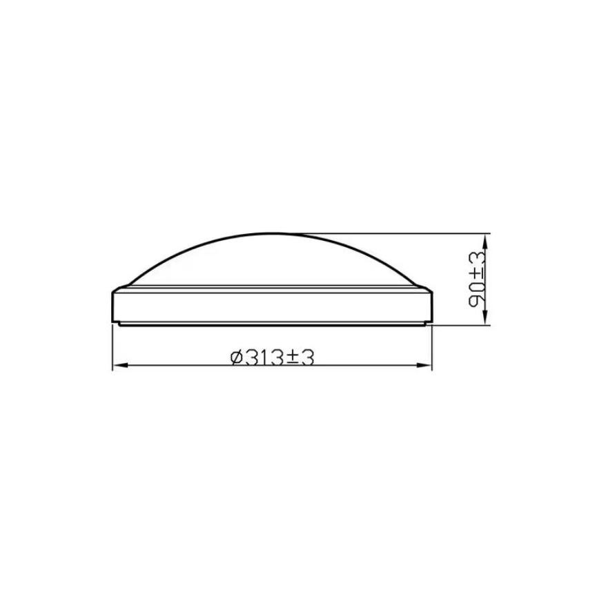 Philips - LED Kylpyhuoneen kattokruunu LED/17W/230V 2700K IP44