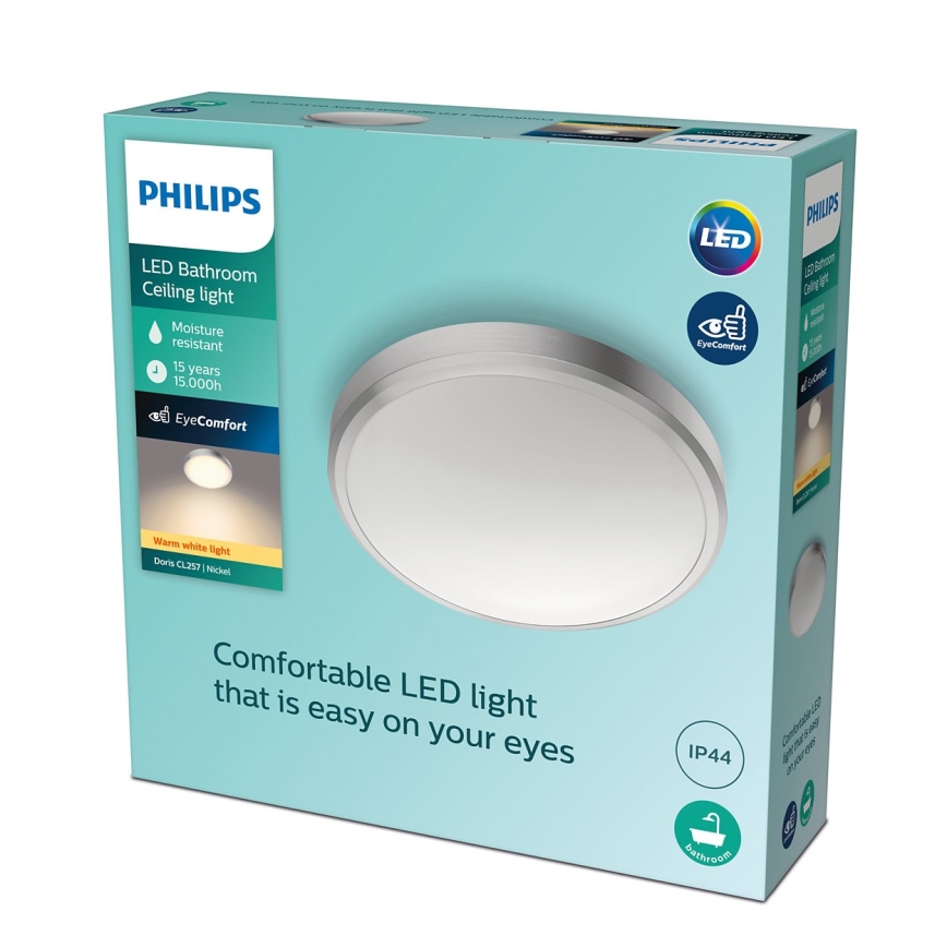 Philips - LED Kylpyhuoneen kattovalo LED/17W/230V 2700K IP44