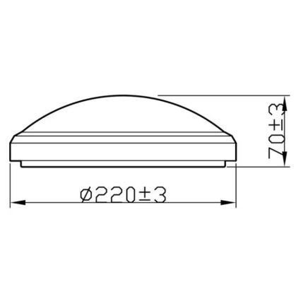 Philips - LED Kylpyhuoneen kattovalo LED/6W/230V 2,700K IP44