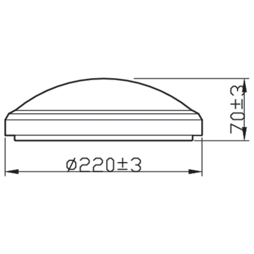 Philips - LED Kylpyhuoneen kattovalo DORIS LED/6W/230V 2700K IP54