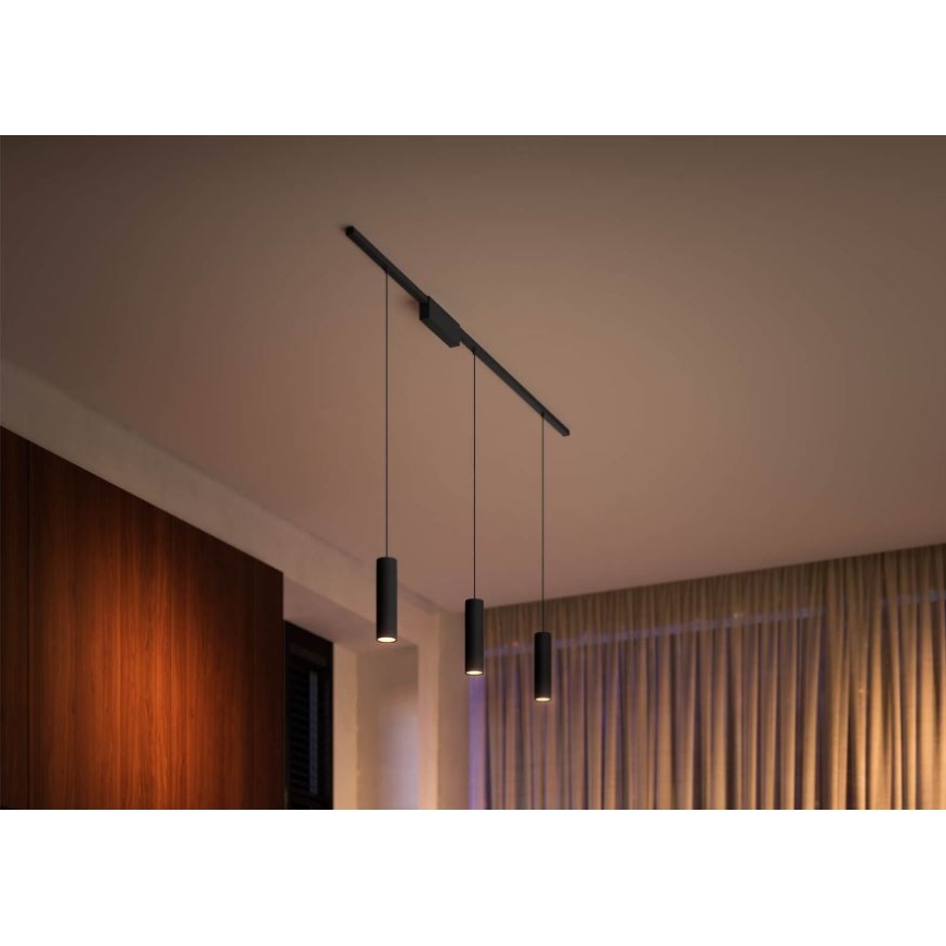 Philips - LED RGB Himmennettävä kattokruunu johdossa kiskojärjestelmään Hue PERIFO LED RGB/5,2W/24V 2000-6500K