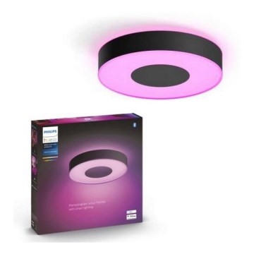 Philips - LED RGB Himmennettävä kattovalo Hue INFUSE LED/33,5W/230V 2000-6500K d. 381 mm musta