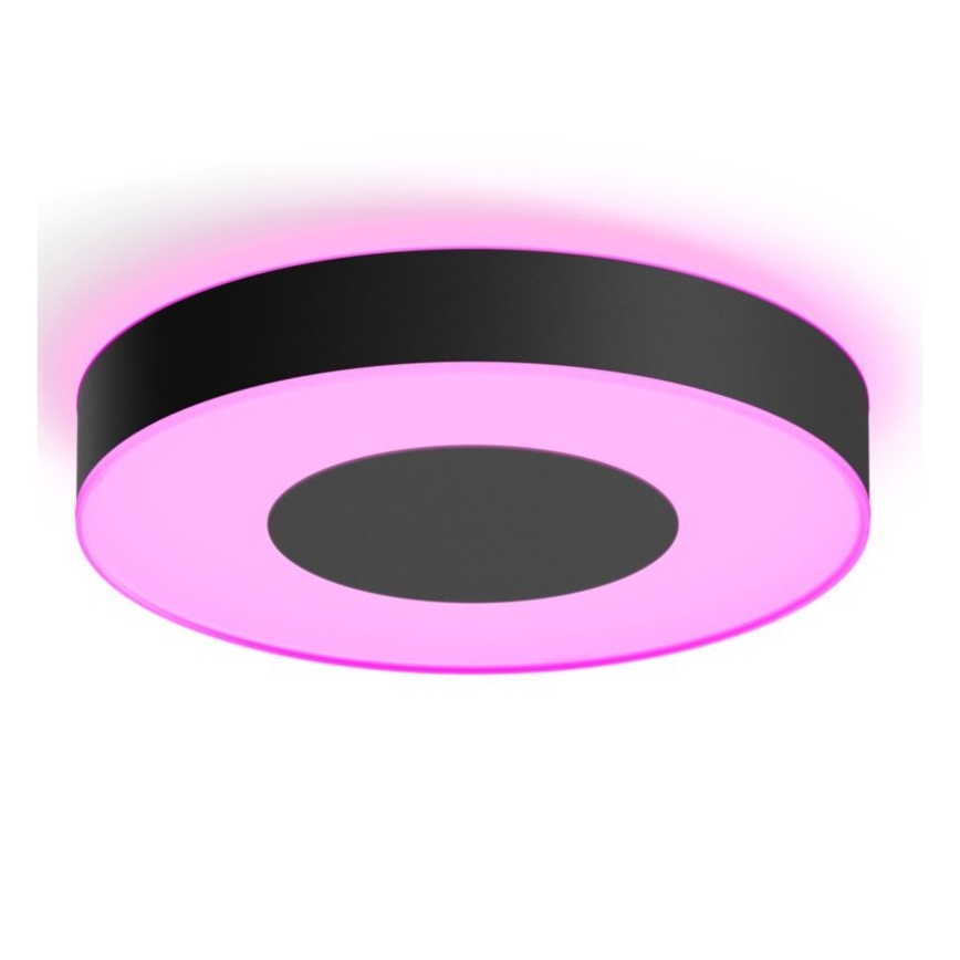 Philips - LED RGB Himmennettävä kattovalo Hue INFUSE LED/52,5W/230V 2000-6500K d. 425 mm musta