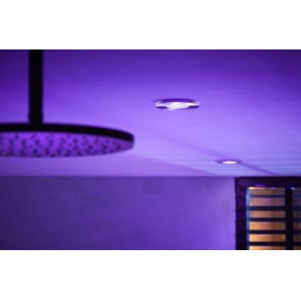 Philips - LED RGB Himmennettävä kylpyhuonevalo Hue XAMENTO 1xGU10/5,7W/230V IP44 2000-6500K