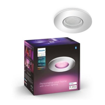 Philips - LED RGB Himmennettävä kylpyhuonevalo Hue XAMENTO 1xGU10/5,7W/230V IP44 2000-6500K