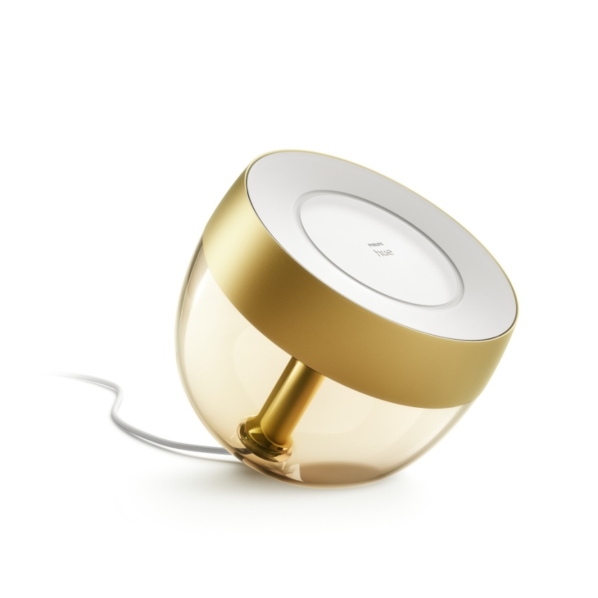 Philips - LED RGB Himmennettävä pöytälamppu Hue IRIS LED/8,2W/230V 2000-6500K kulta