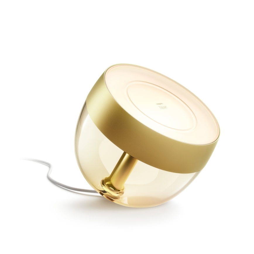 Philips - LED RGB Himmennettävä pöytälamppu Hue IRIS LED/8,2W/230V 2000-6500K kulta