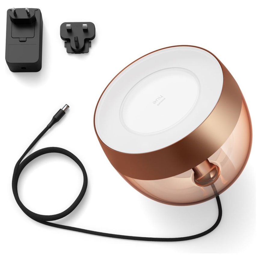 Philips - LED RGB Himmennettävä pöytälamppu Hue IRIS LED/8,2W/230V 2000-6500K kupari