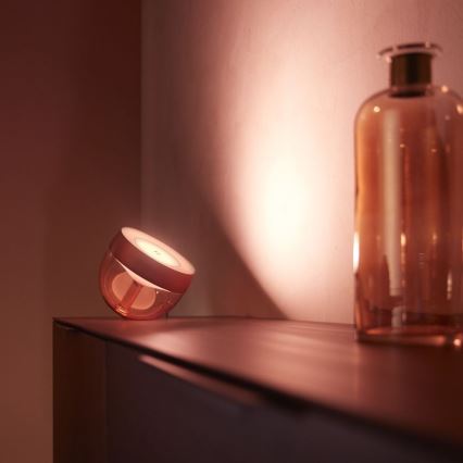 Philips - LED RGB Himmennettävä pöytälamppu Hue IRIS LED/8,2W/230V 2000-6500K kupari