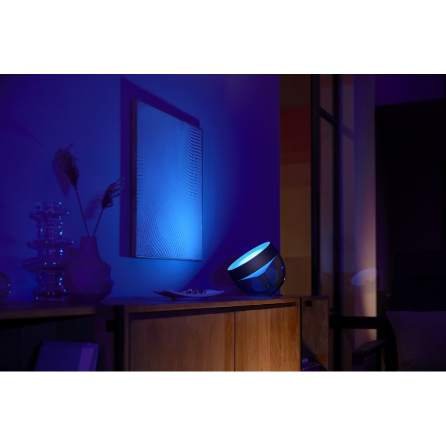 Philips - LED RGB Himmennettävä pöytälamppu Hue IRIS LED/8,2W/230V 2000-6500K musta