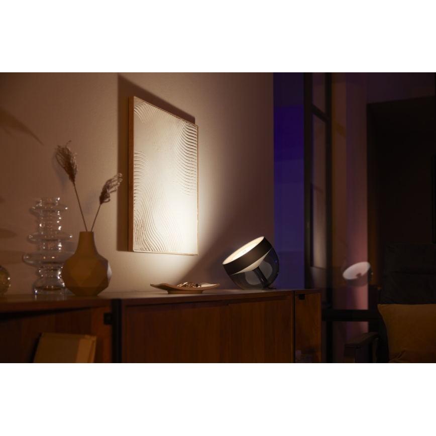 Philips - LED RGB Himmennettävä pöytälamppu Hue IRIS LED/8,2W/230V 2000-6500K musta