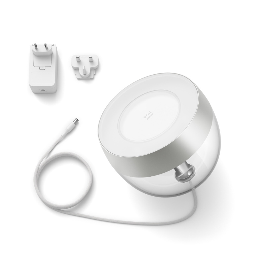 Philips - LED RGB Himmennettävä pöytävalaisin Hue IRIS LED/8,2W/230V 2000-6500K hopea