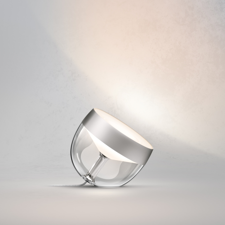 Philips - LED RGB Himmennettävä pöytävalaisin Hue IRIS LED/8,2W/230V 2000-6500K hopea