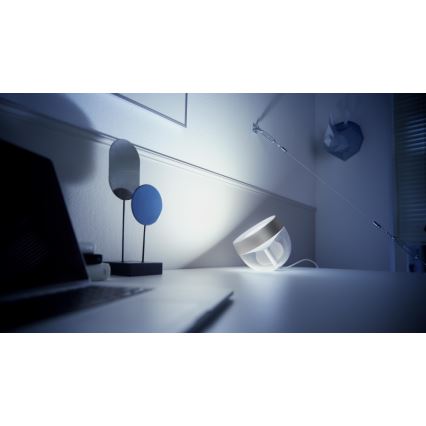 Philips - LED RGB Himmennettävä pöytävalaisin Hue IRIS LED/8,2W/230V 2000-6500K hopea