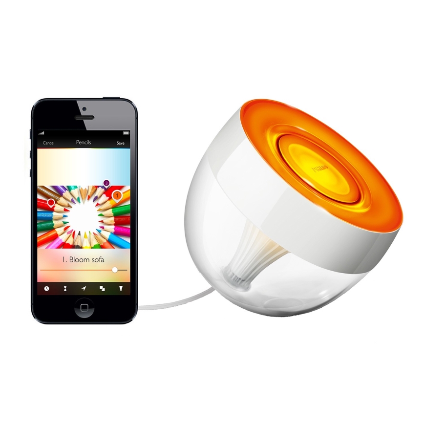 Philips - LED RGB Himmennettävä pöytävalaisin Hue IRIS LED/8,2W/230V 2000-6500K valkoinen