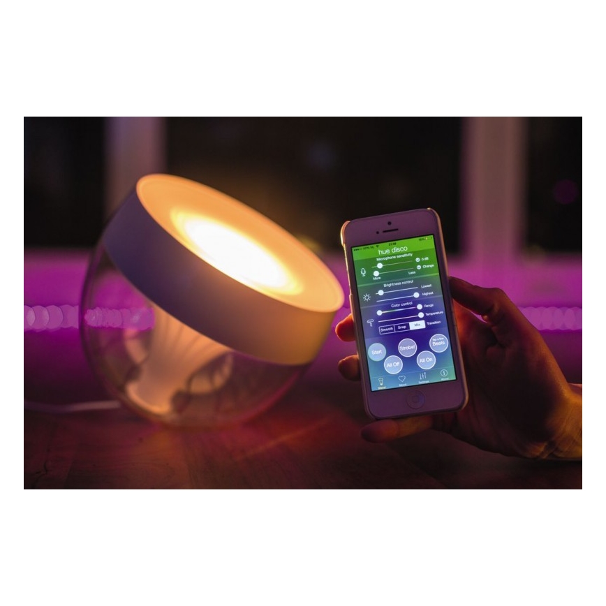 Philips - LED RGB Himmennettävä pöytävalaisin Hue IRIS LED/8,2W/230V 2000-6500K valkoinen