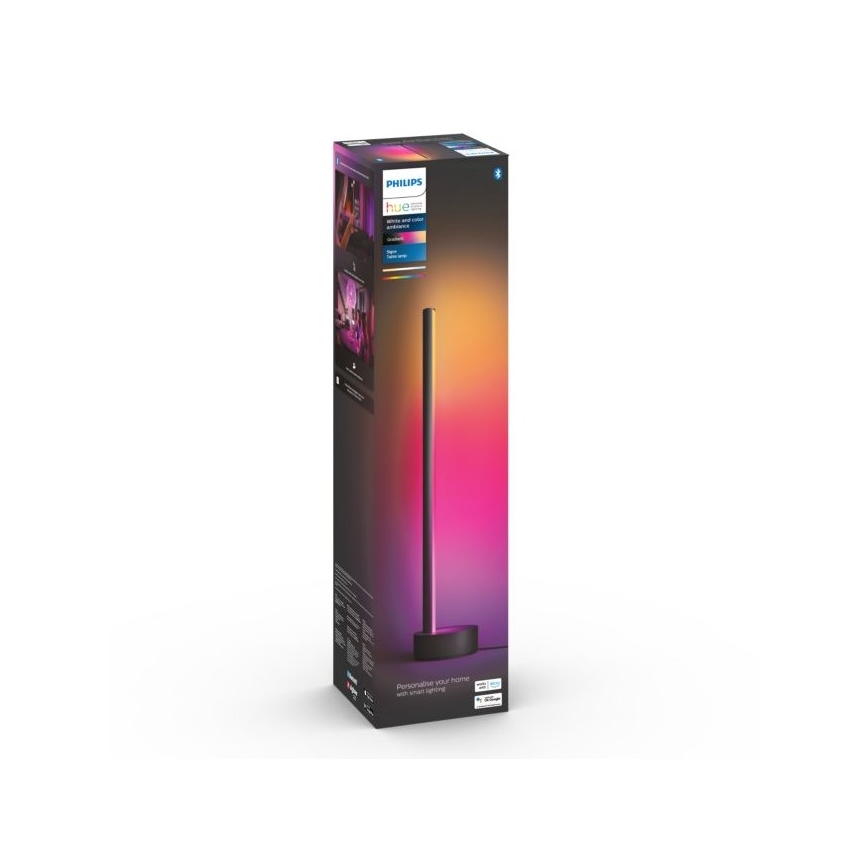 Philips - LED RGB Himmennettävä pöytävalaisin Hue SIGNE LED/12W/230V 2000-6500K musta