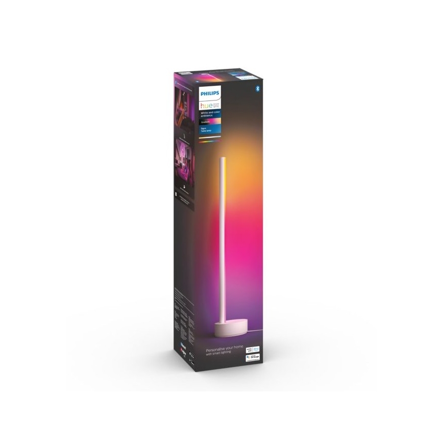 Philips - LED RGB Himmennettävä pöytävalaisin Hue SIGNE LED/12W/230V 2000-6500K valkoinen