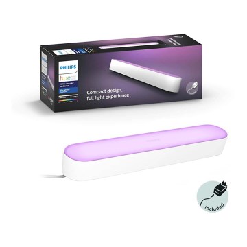 Philips - LED RGB Himmennettävä pöytävalaisin Hue PLAY LED/6W/230V valkoinen