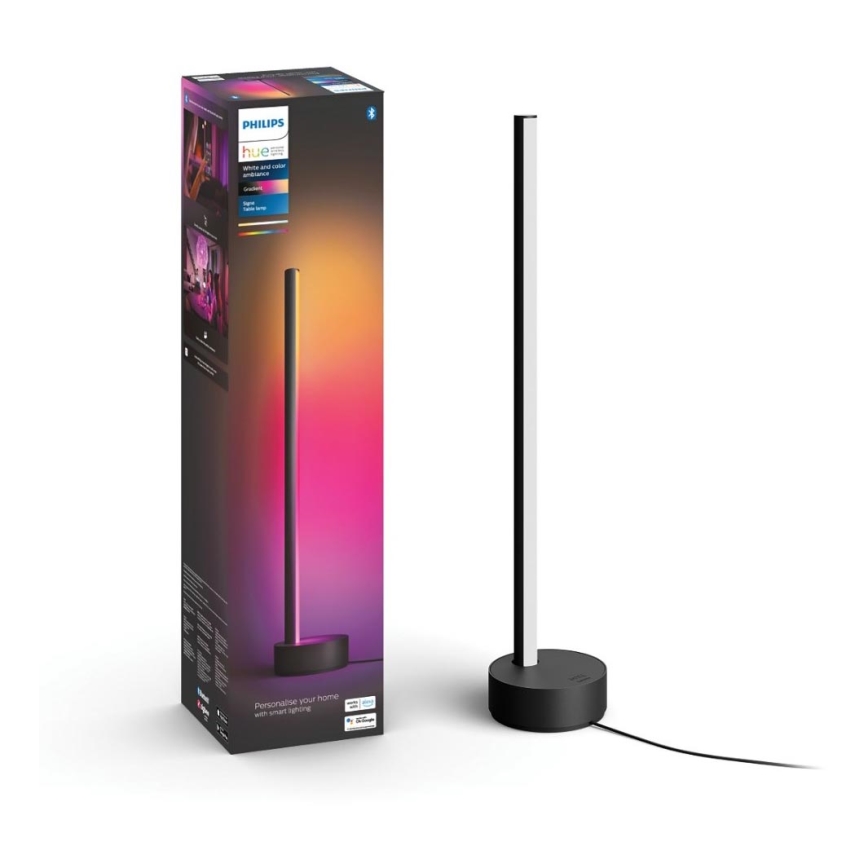 Philips - LED RGB Himmennettävä pöytävalaisin Hue SIGNE LED/12W/230V 2000-6500K musta